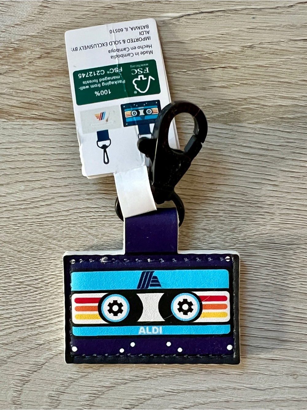 Aldi quarter holder - cassette tape design